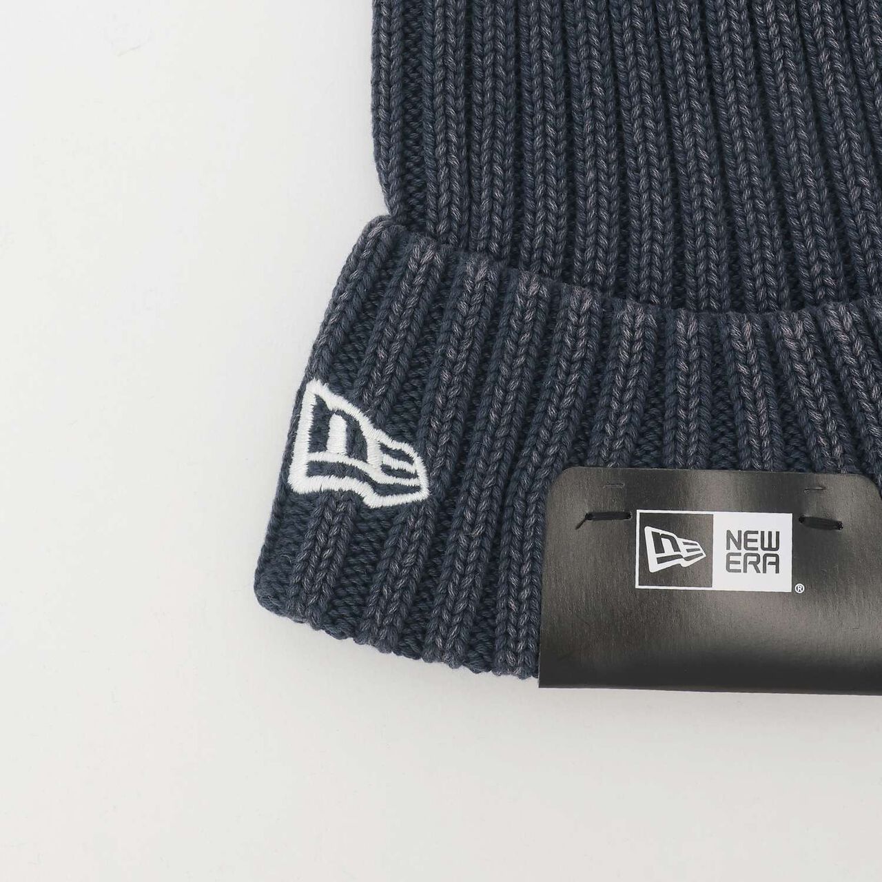 [NEW ERA] 水洗加工針織帽,黑色, large image number 2