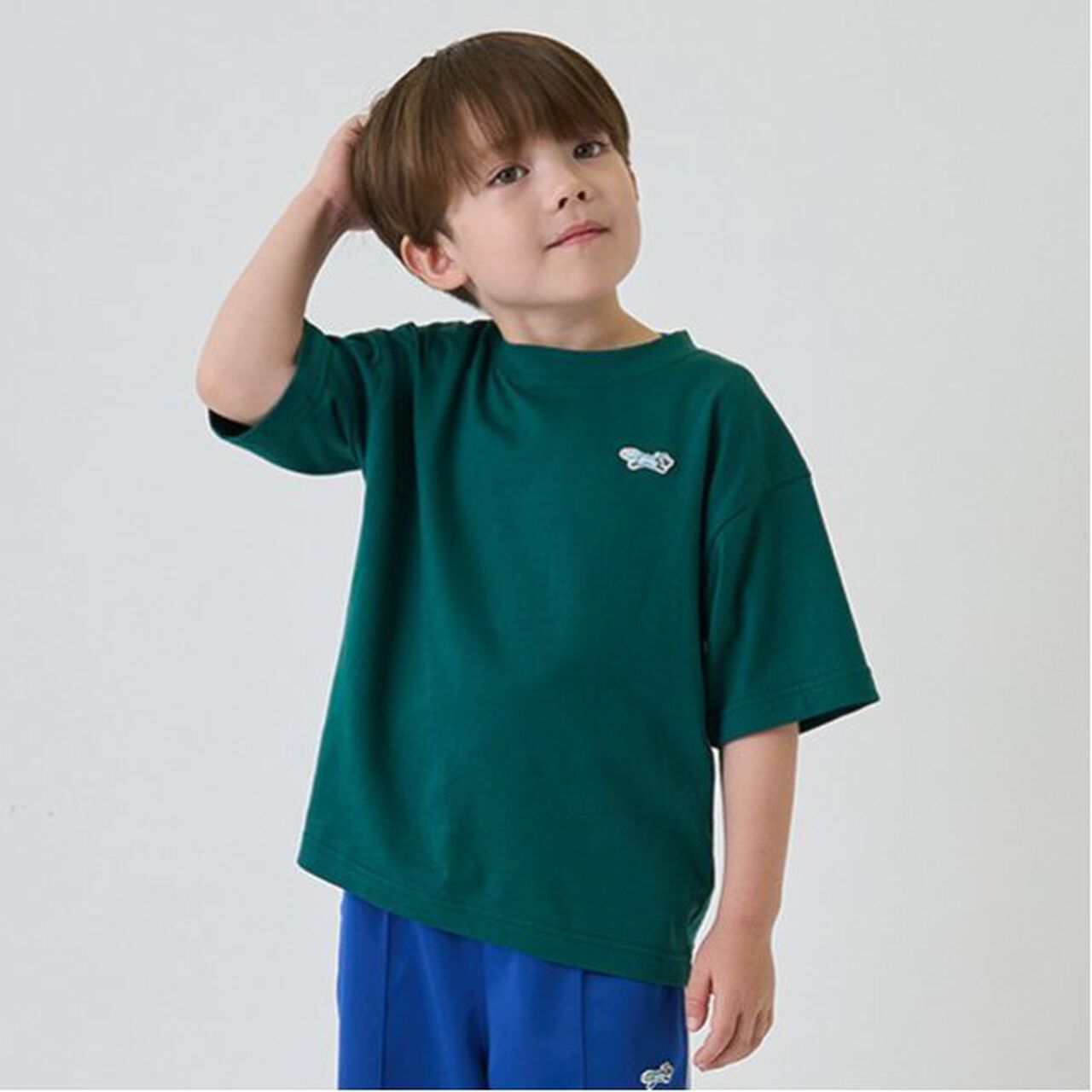 [The FOX] Anti-Stain Finish T-Shirt,Green, large image number 0