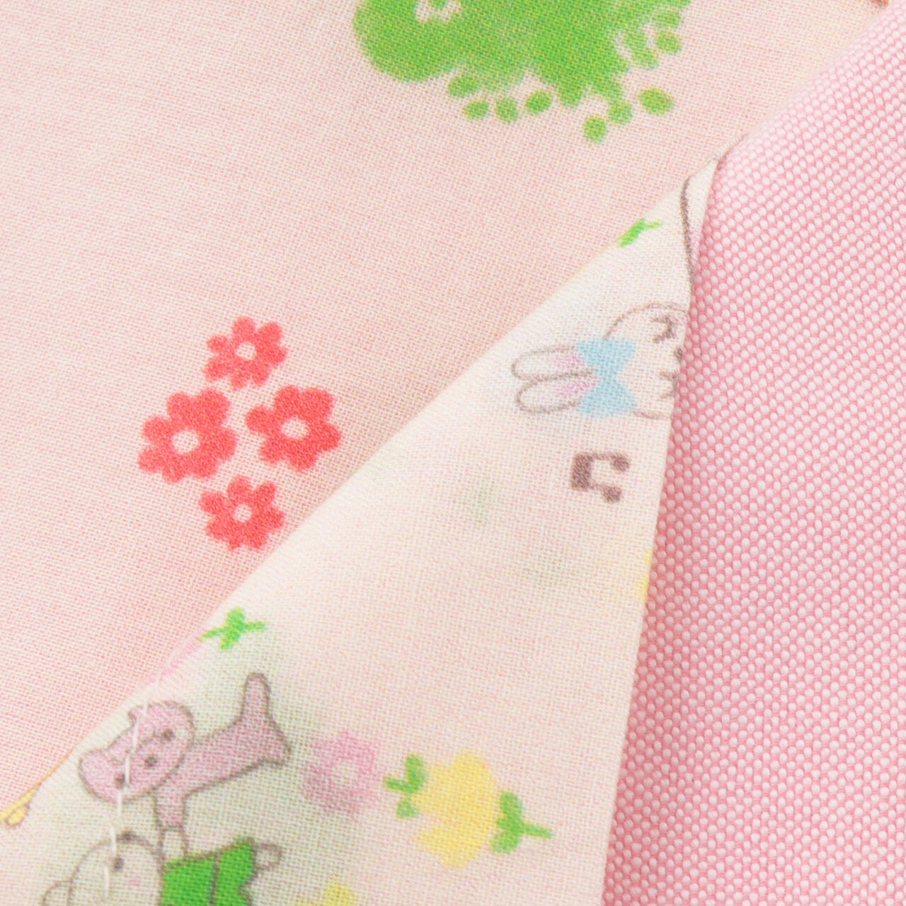 All-Over Pattern Lawn &times; Chambray Reversible Jumper Skirt,Blue, large image number 10