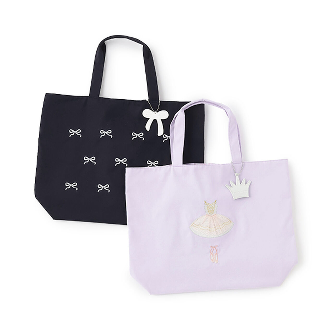 Embroidered Lesson Bag,Lavender, large image number 5