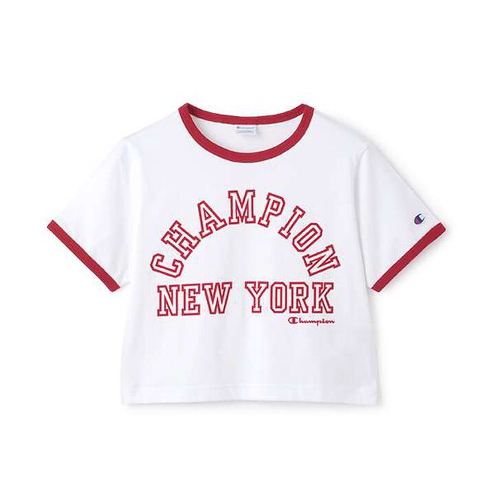 [Champion] Ringer Short Sleeve T-Shirt,Off white, medium image number 3