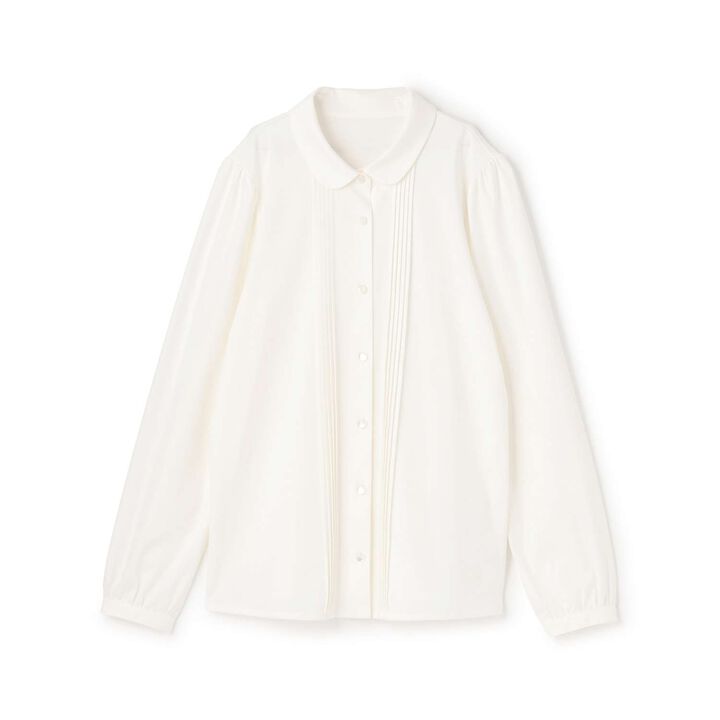 [Graduation Attire] [Anti-Stain Finish] Round Collar Cut Blouse,, medium