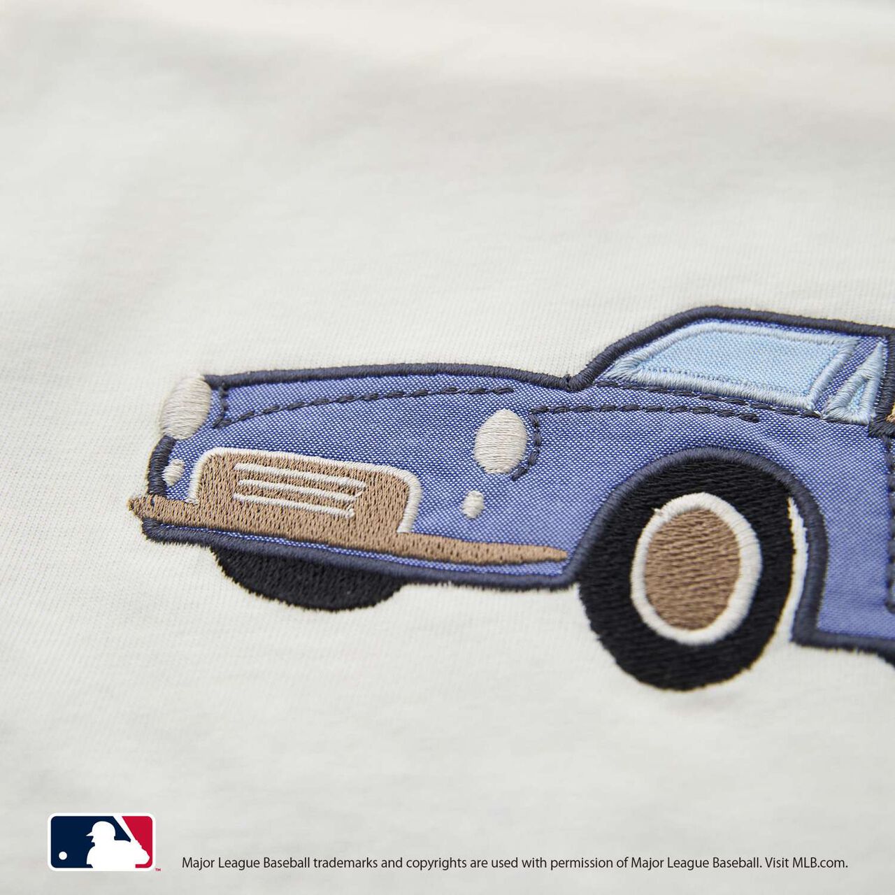 [MLB] Car Appliqu&eacute; T-Shirt,Light beige, large image number 19