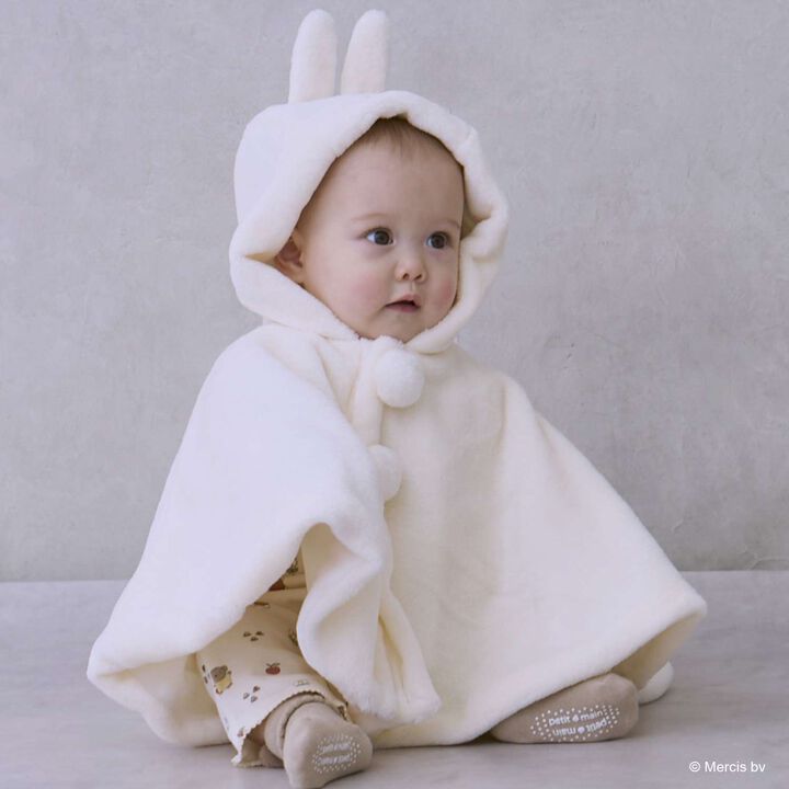 [D Bruna] Ear Cape,Off white, medium image number 3