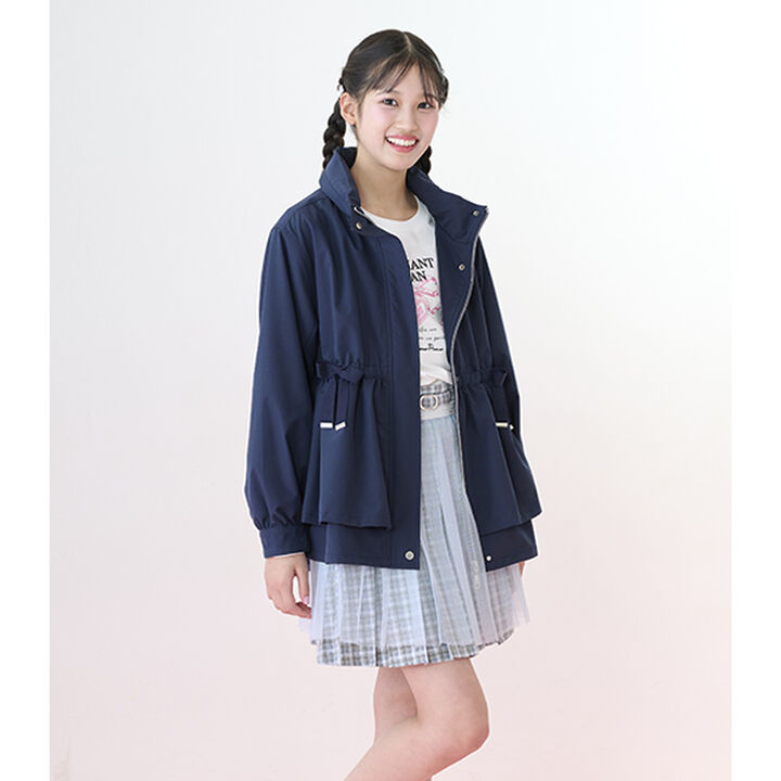 Checkered Box Pleated Skirt-Pants & Tulle Skirt Set,Black, medium image number 23