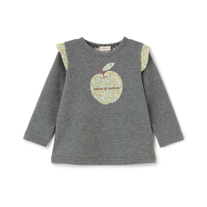 Apple Sweatshirt,Charcoal gray, medium image number 0