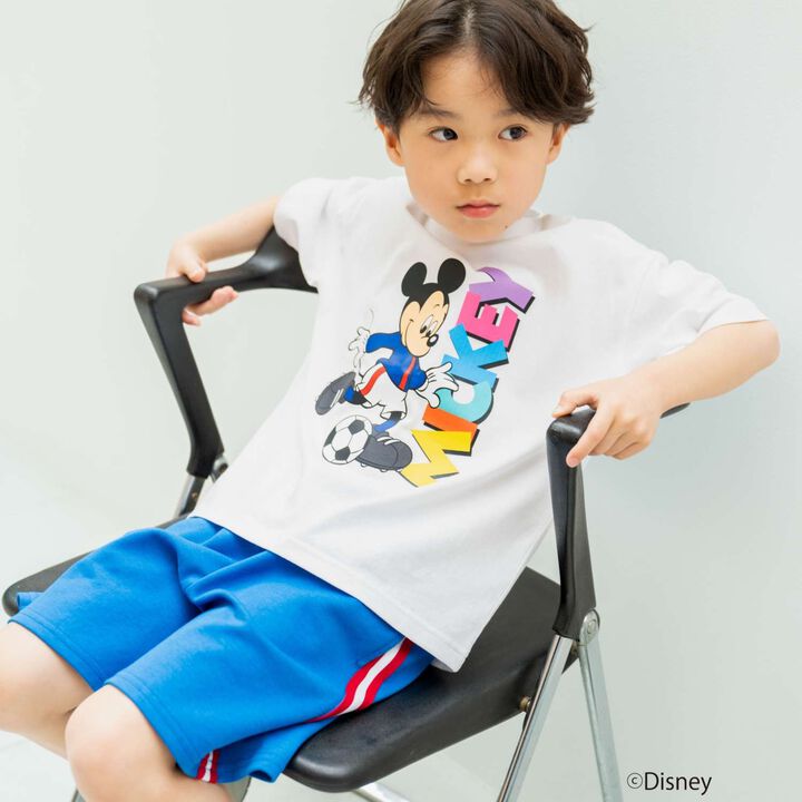 [Parent-Child Matching] [Disney] Soccer Short-Sleeve T-Shirt,White, medium image number 4