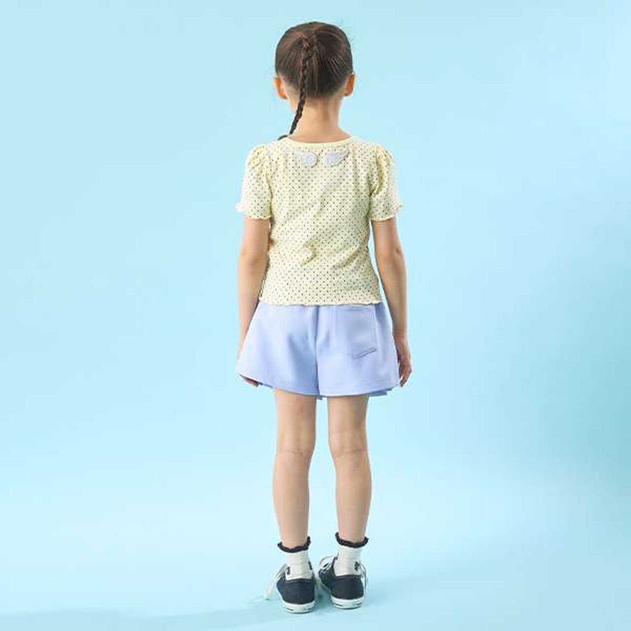 Pleated Skirt-Pants,Lavender, large image number 18