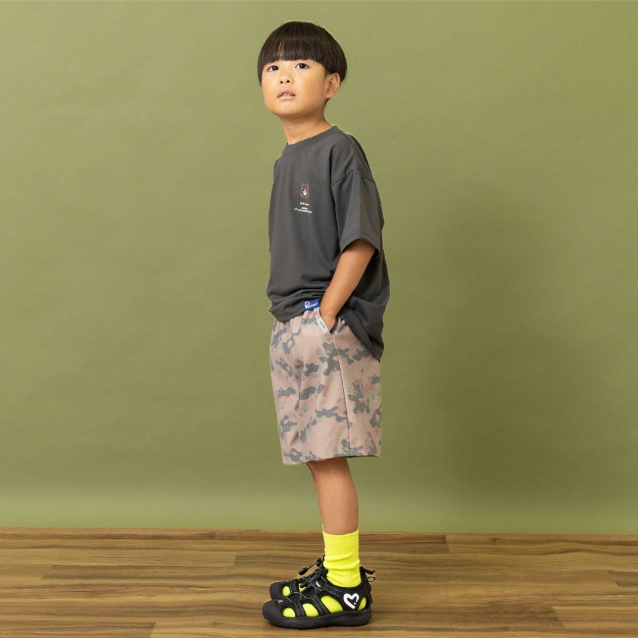 [Penfield] Kids Assorted Bear Short Sleeve T-Shirts [Parent-Child Matching] [Cool Touch],Off white, large image number 15