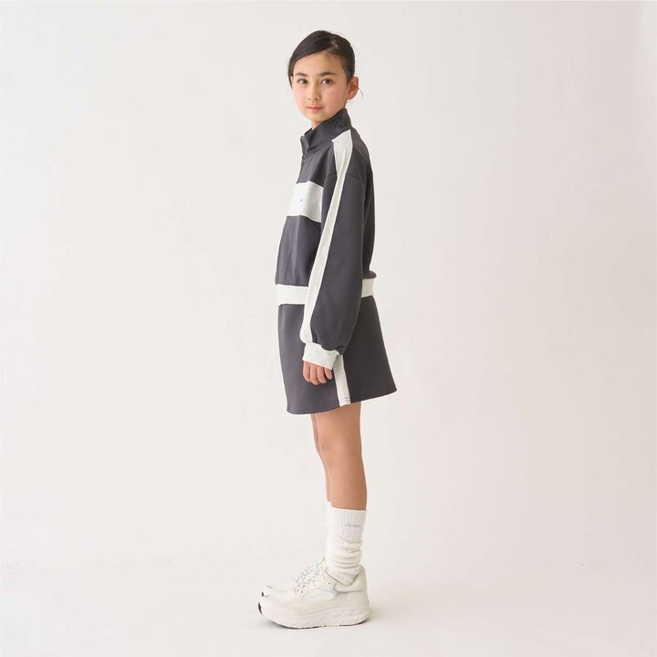 Quick-Dry Track Jacket & Skirt Set,Charcoal gray, medium image number 9