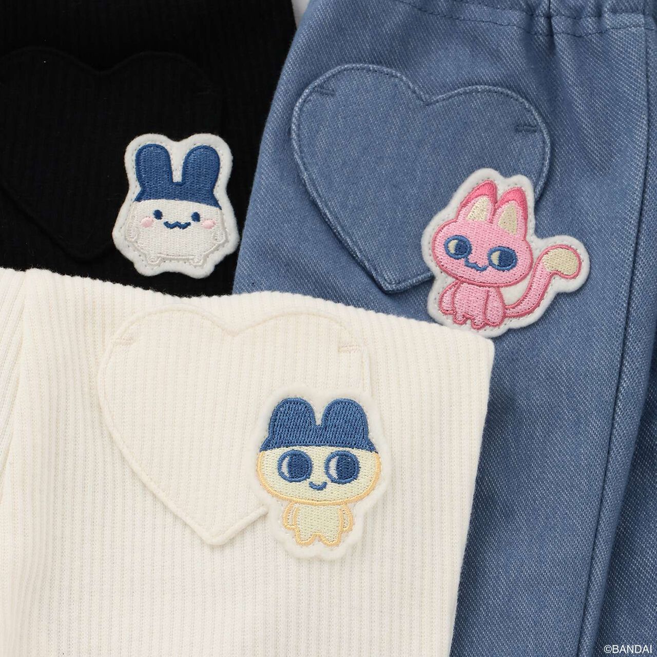 [Tamagotchi] Appliqu&eacute; Leggings,Blue, large image number 7
