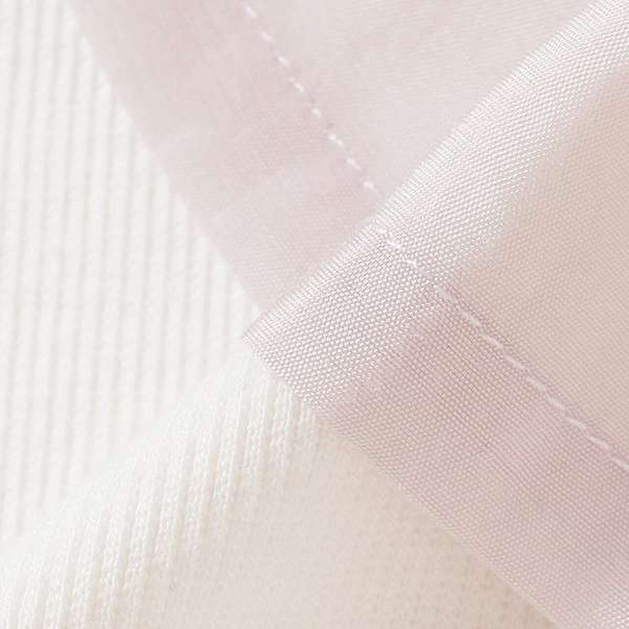 Short-Sleeve Sheer Shirt with Inner Lining,Off white, large image number 16