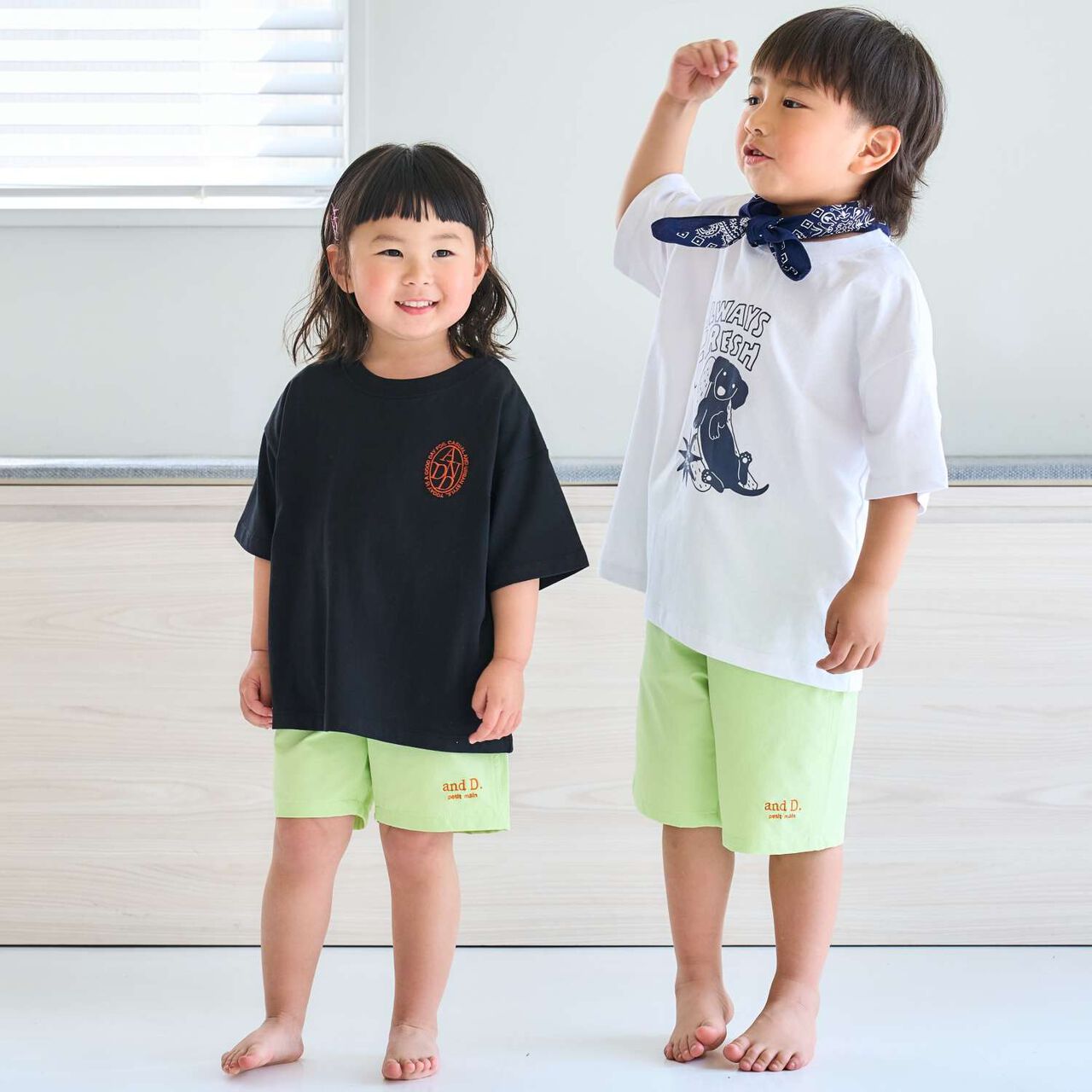 [100% Cotton 365D.] Wide T-Shirt with Embroidery,White, large image number 3