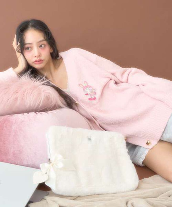 Berie-chan Fluffy Laptop Case,Ivory, medium image number 6