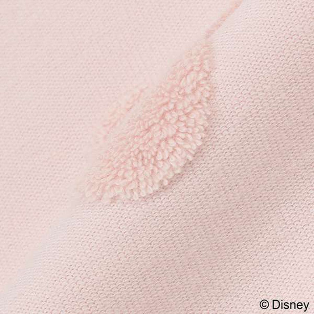[Disney] Pile Jacquard Pattern T-Shirt,Light pink, large image number 5