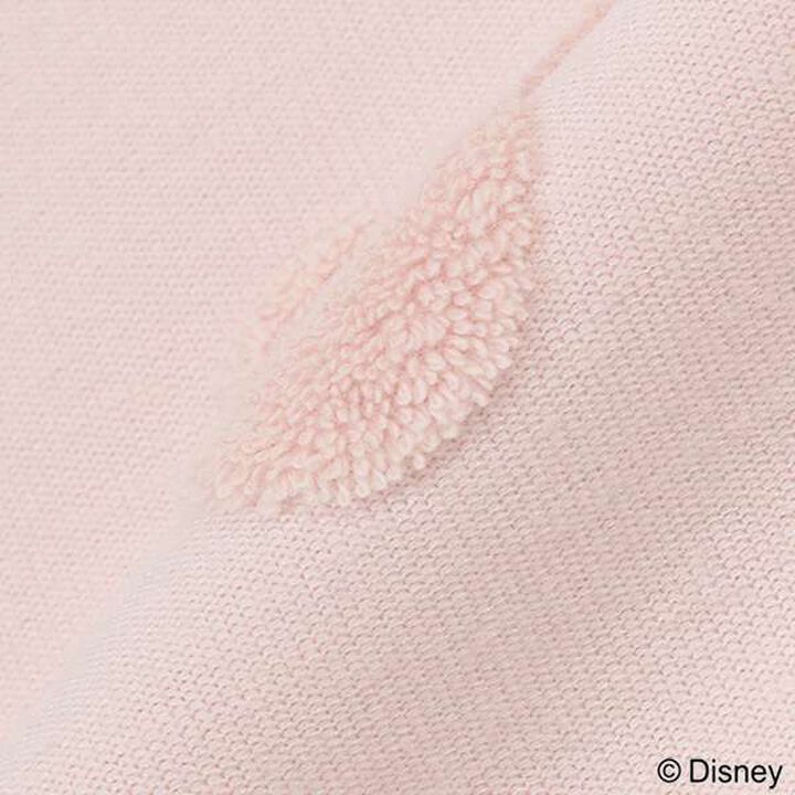 [Disney] Pile Jacquard Pattern T-Shirt,Light pink, medium image number 5