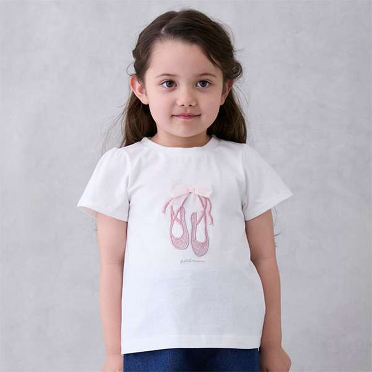 [Anti-stain/Link] Sparkling Motif T-Shirt,Off white, large image number 0