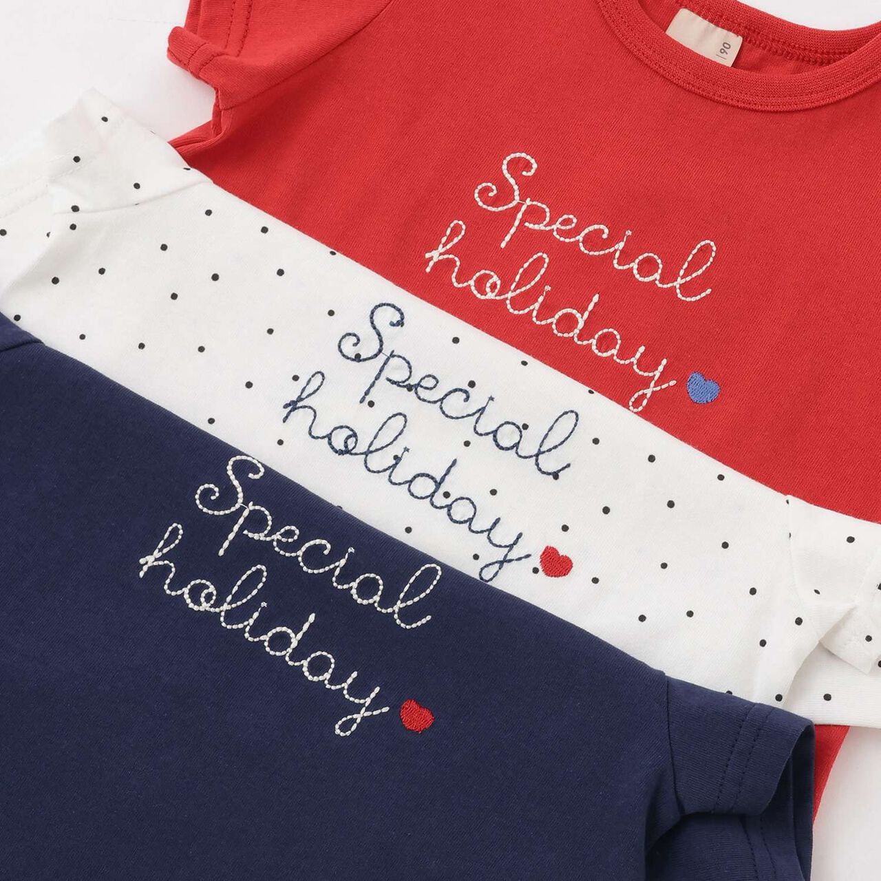 Affordable Girls Short Sleeve T-Shirt,Off white, large image number 19