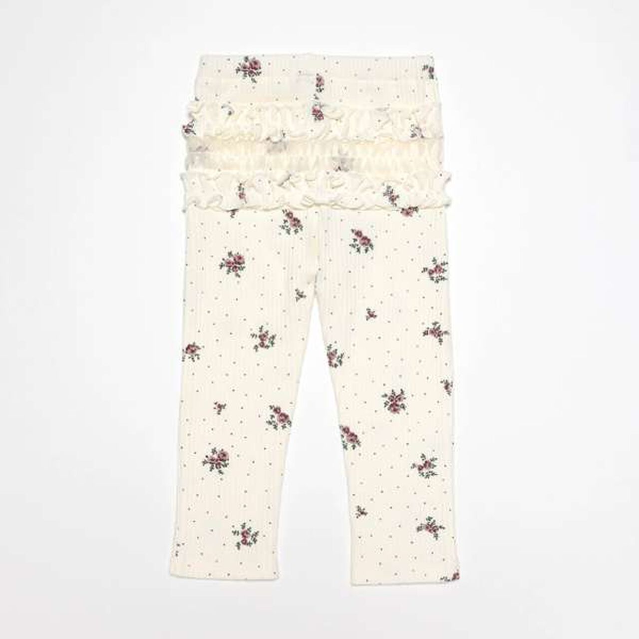 Back Frill Leggings,Light pink, large image number 8