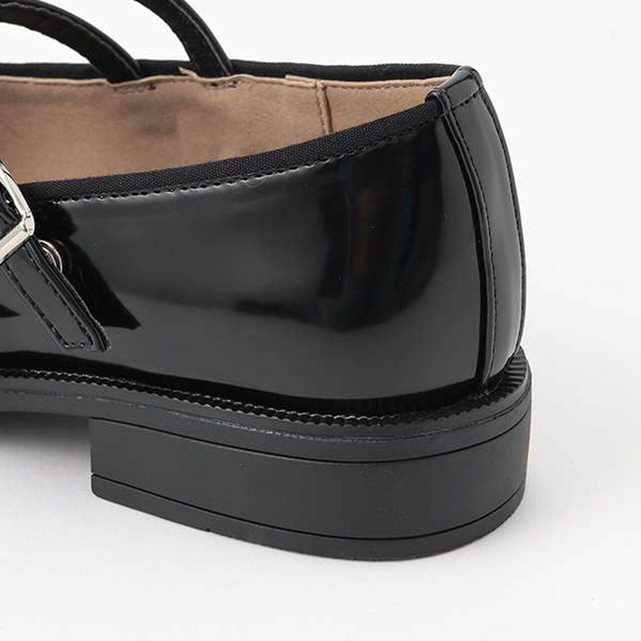 Double Strap Shoes,Black, large image number 5