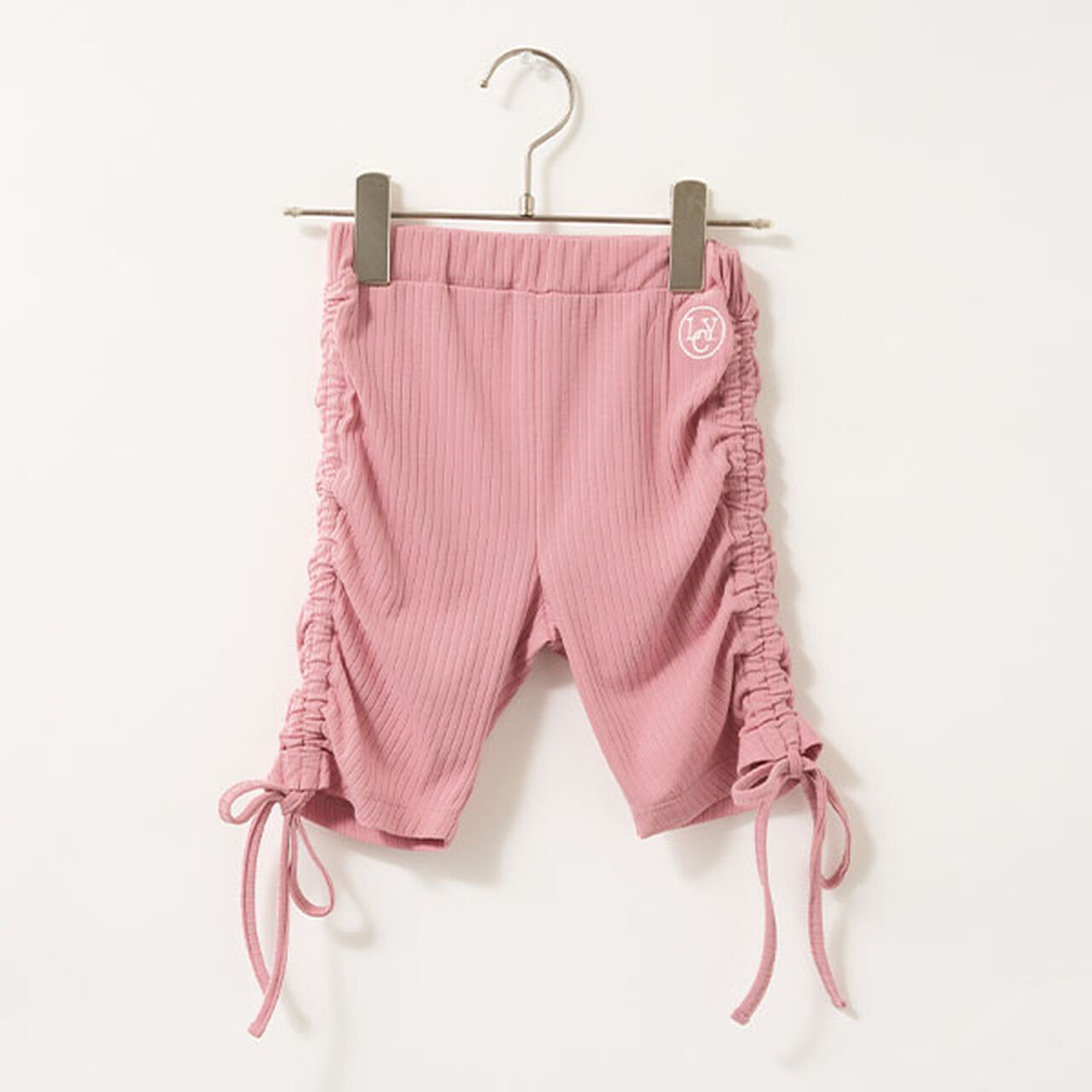 5-Length Shirred Leggings,Moderate pink, large image number 0