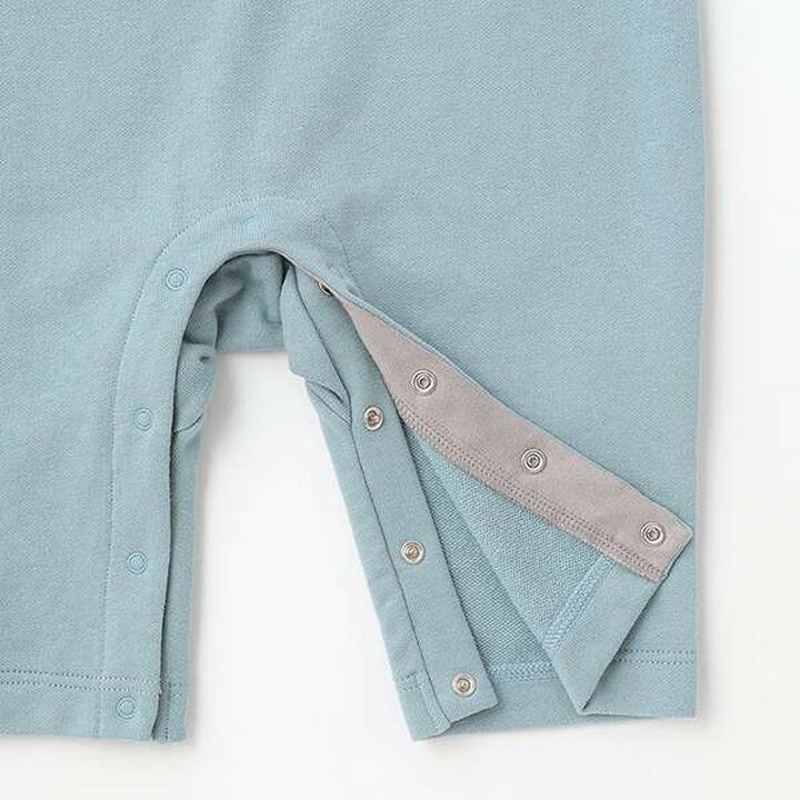 [Made in Japan] Mini Fleece Overalls,Gray, medium image number 6