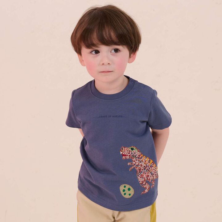 Cool Touch Liberty Dinosaur Appliqu&eacute; Short-Sleeve T-Shirt,, medium