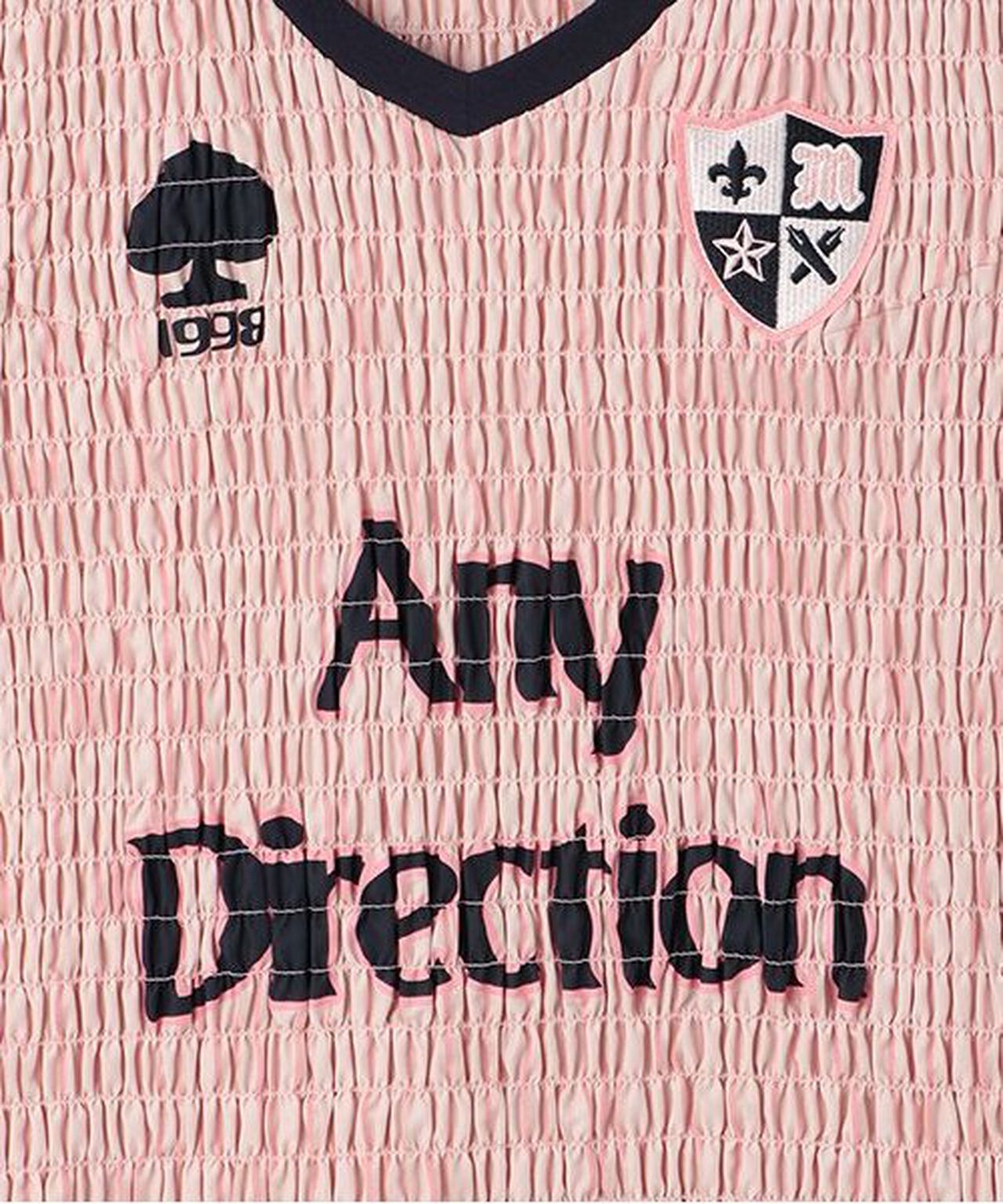 Gathered Logo One-Piece Dress,Pink, large image number 8