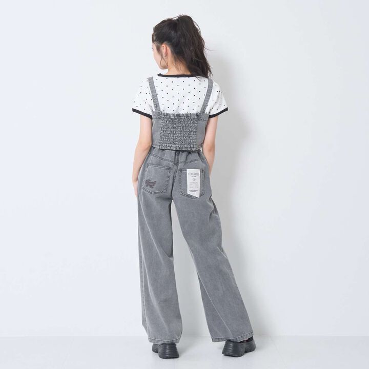 [LTXC / Cool Touch] Denim Pants and Bustier Set,Gray, medium image number 5