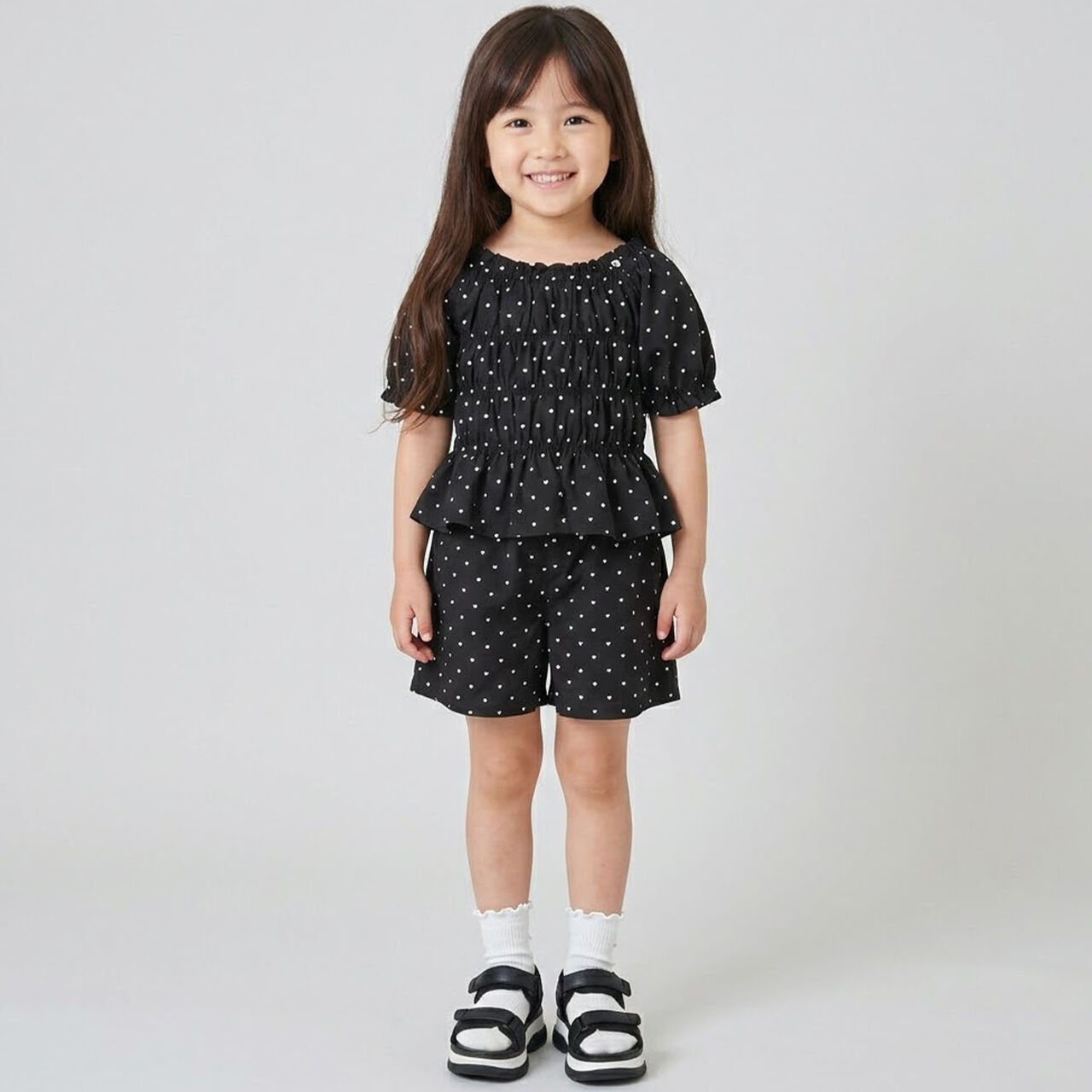 Plenty of Gathered Outfit Set,Navy, large image number 13