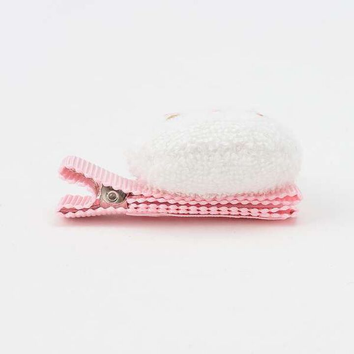 Rabbit Mascot Hair Clip,White, medium image number 3
