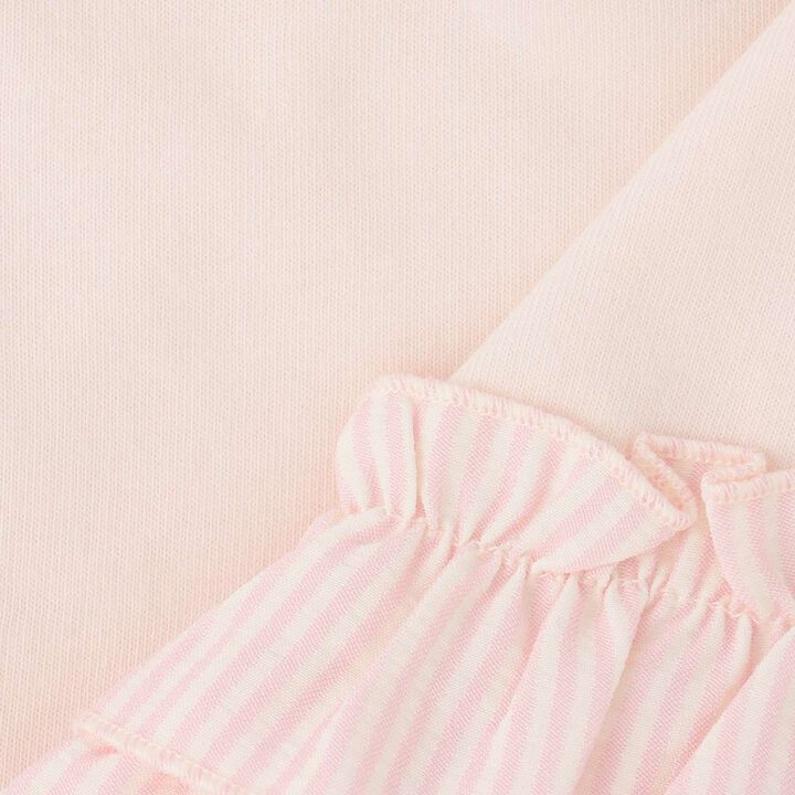 Mimi-chan Layered Frill Long-Sleeve Tunic,Pink, medium image number 6