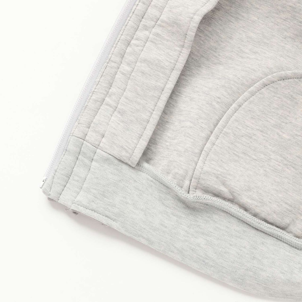 Lame Cardboard Frill Zip Parka,Pink, large image number 8