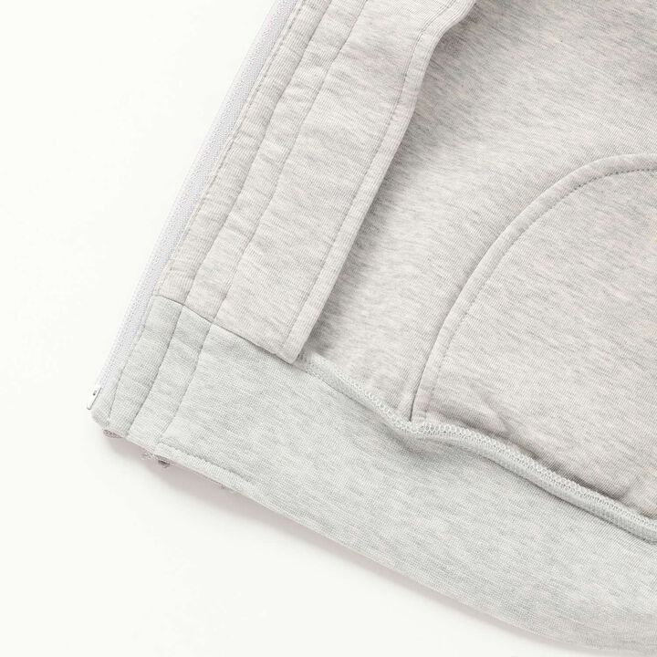 Lame Cardboard Frill Zip Parka,Pink, medium image number 8