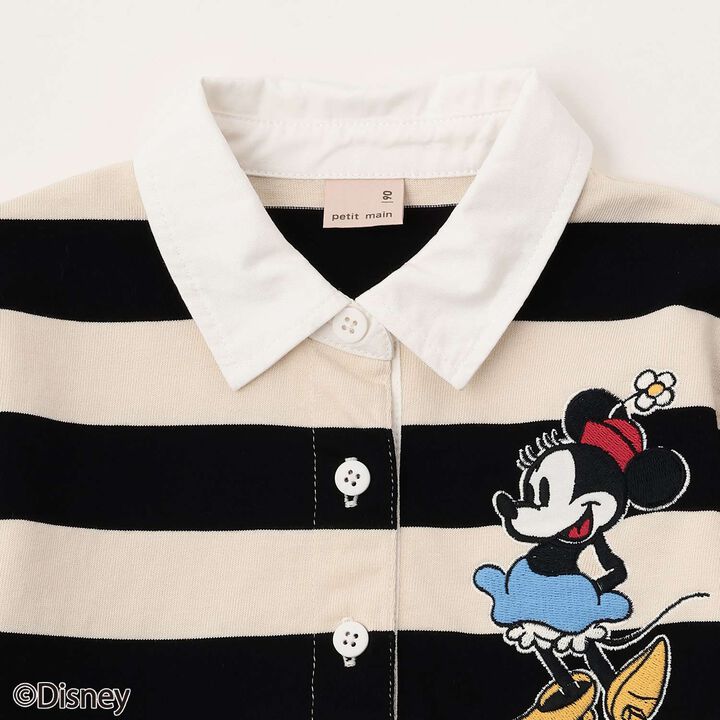 [Disney][Link] Rugby Long-Sleeve One-Piece Dress,Lavender, medium image number 6