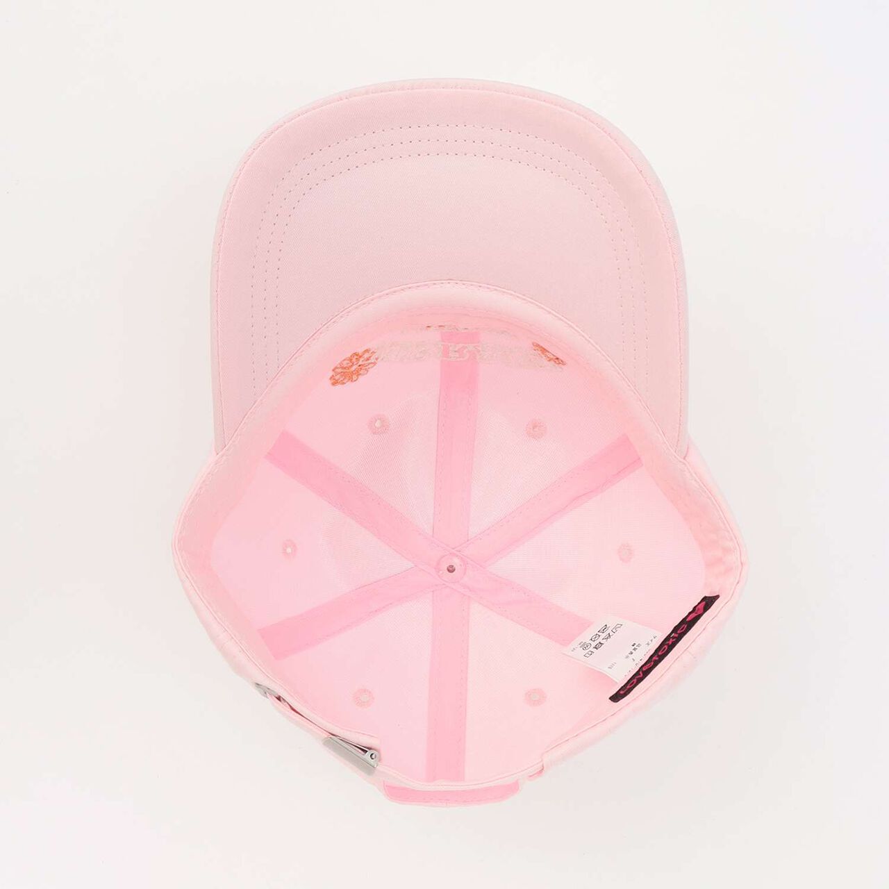 Flower Embroidery Cap,Beige, large image number 4