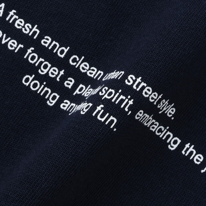 [Cool Touch] High Cool Cotton Back Photo Short Sleeve T-Shirt,Blue, medium image number 8