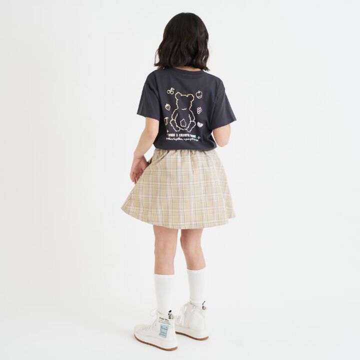 Daily Price Gradient Bear Short-Sleeve Tunic T-Shirt,Charcoal gray, medium image number 13