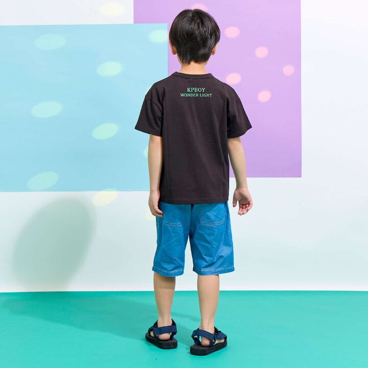 [Cool-Touch Denim] Half Pants,Blue, medium image number 17