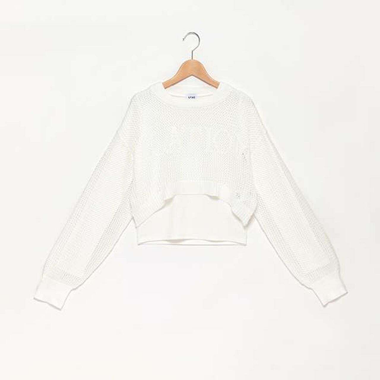 LTXC - Mesh Knit with Inner Layer,Black, large image number 6