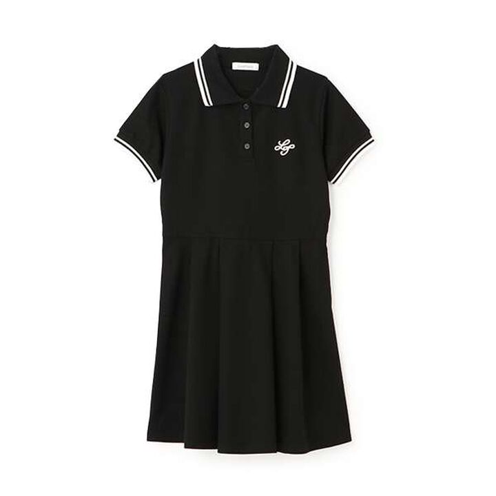 Short-Sleeve Polo Dress,Off white, medium image number 10