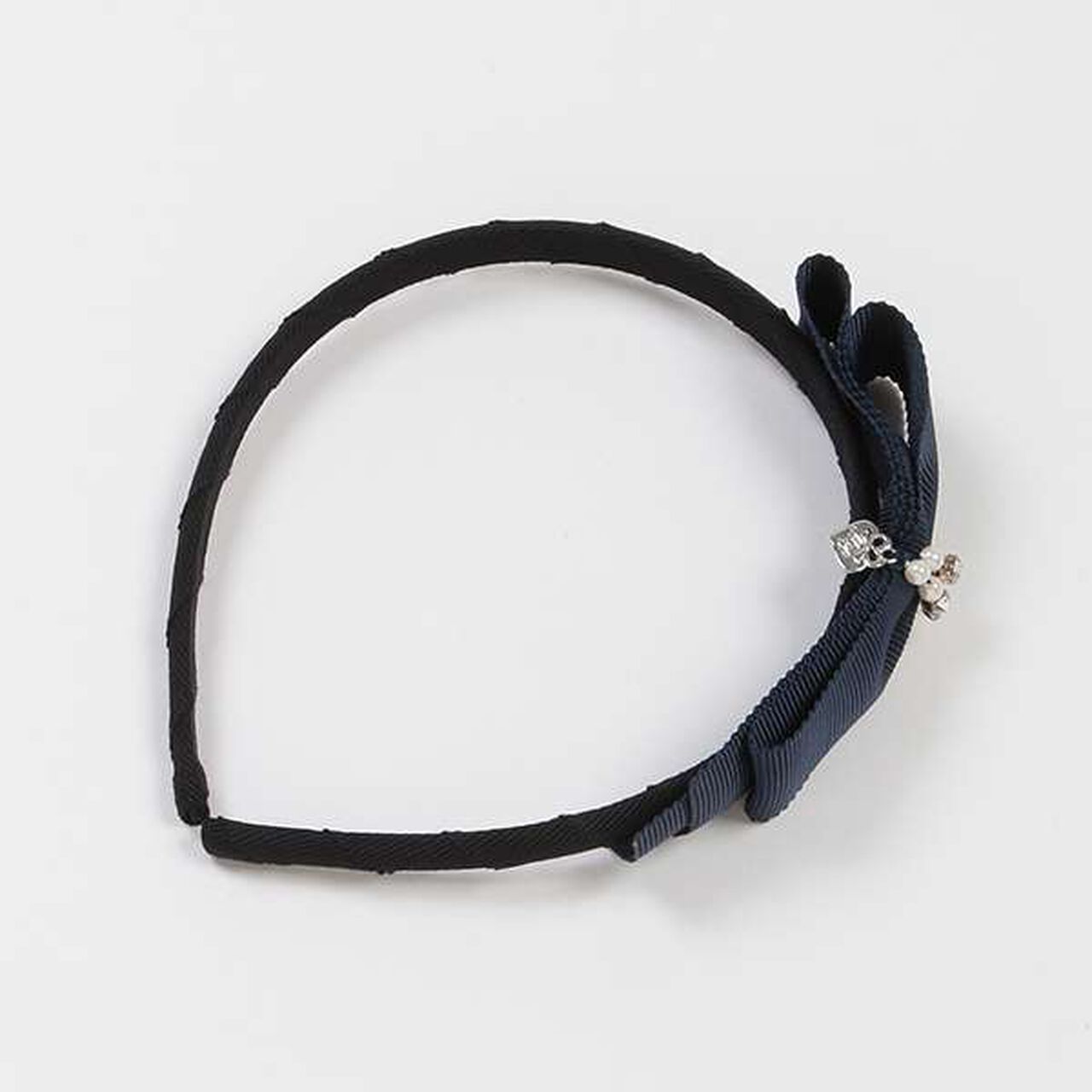 Ribbon Headband [Made in Japan],Navy, large image number 6