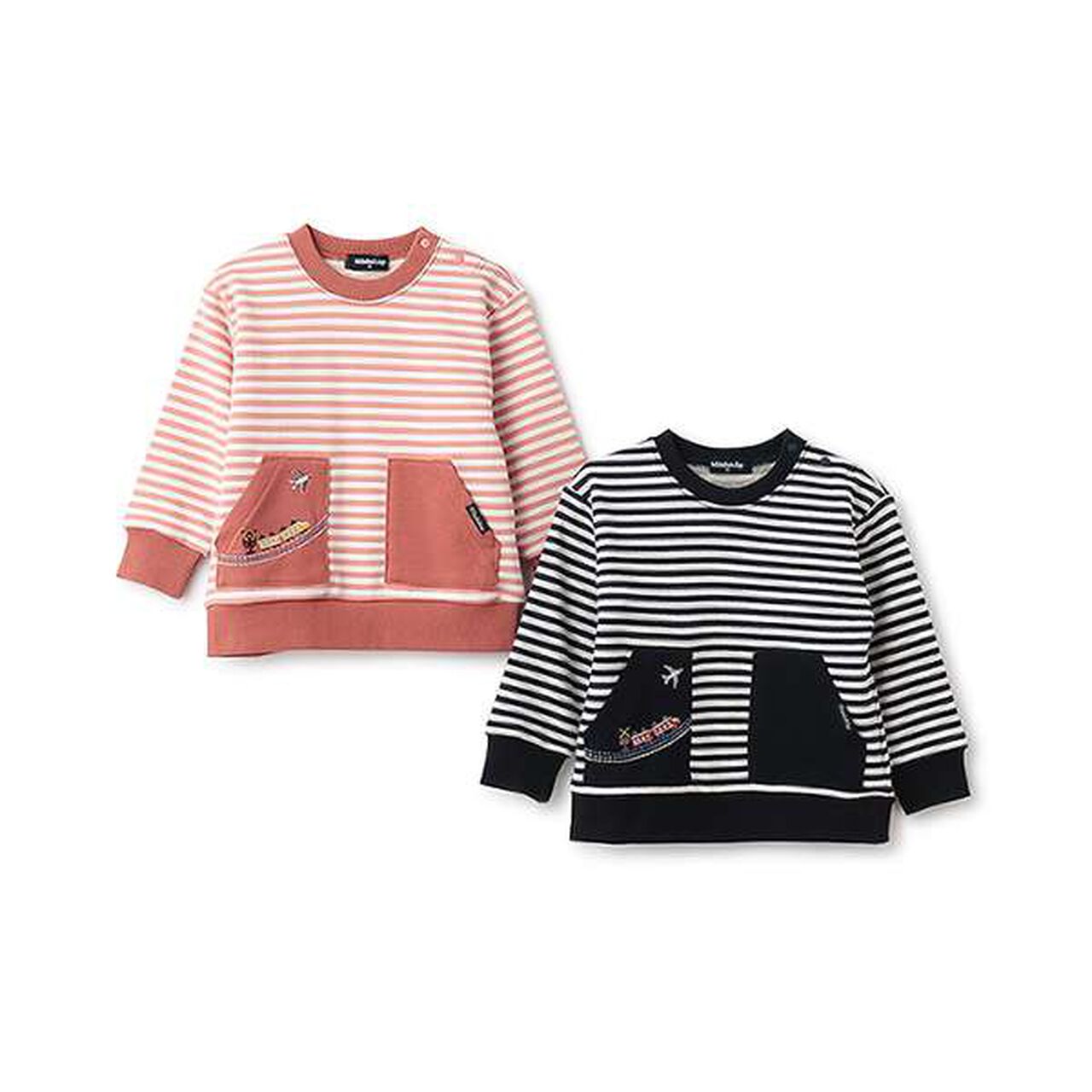 Vehicle Pocket Stripe Sweatshirt,Navy, large image number 16