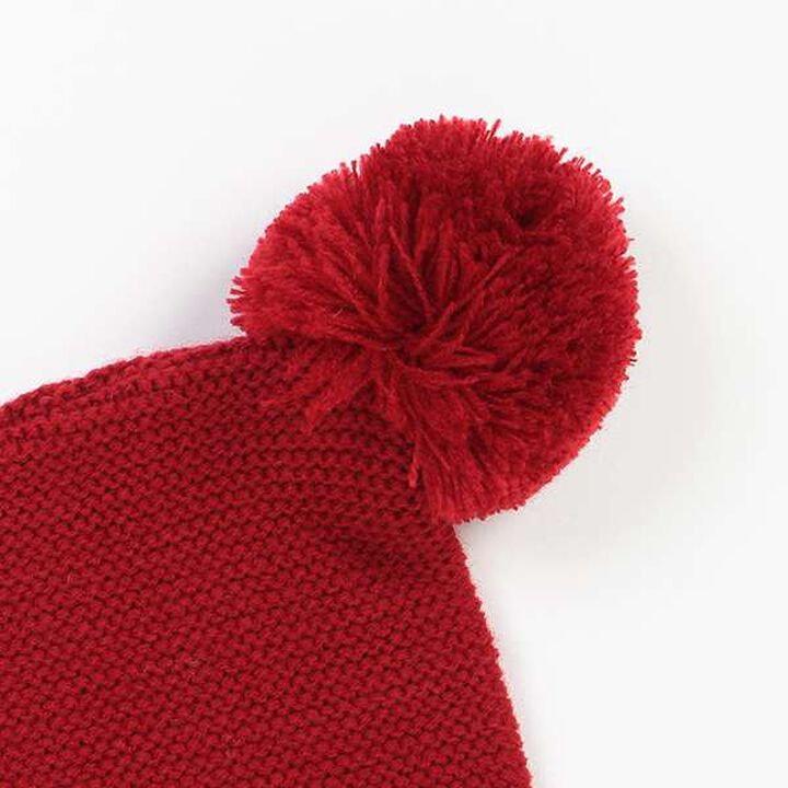 Bonnet-Style Knit Hat,Ivory, medium image number 3