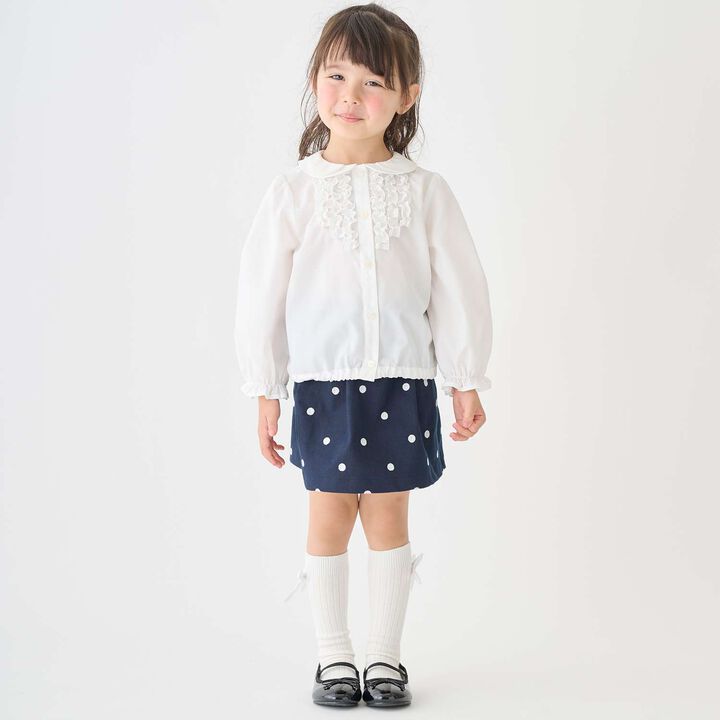 Chibi Frill Blouse,Blue, medium image number 3