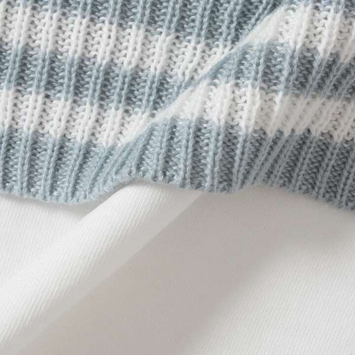 Mesh Knit Vest with Inner Lining,Black, medium image number 18