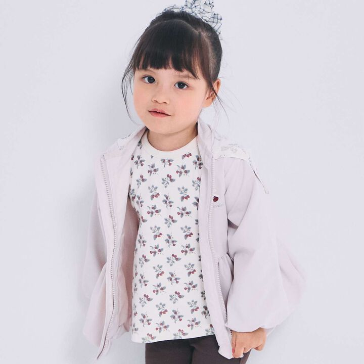 [Light & Fluffy/Water-Repellent] Peplum Windbreaker,, medium