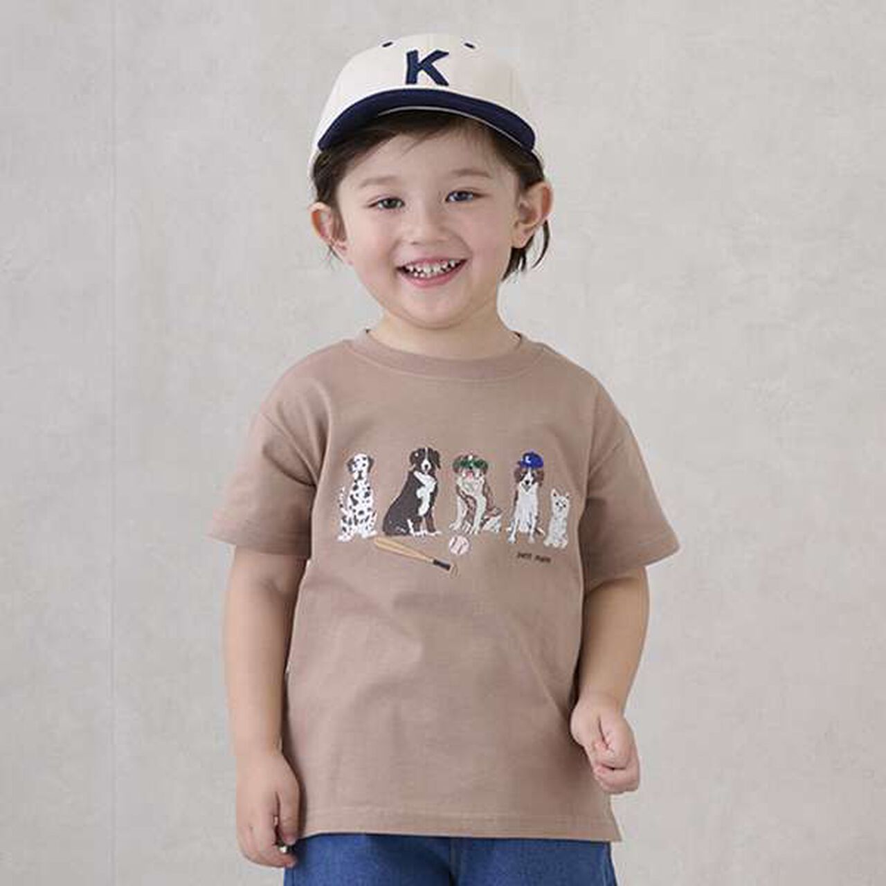 Anti-Stain Dog Graphic Short Sleeve T-Shirt,Lavender, large image number 21