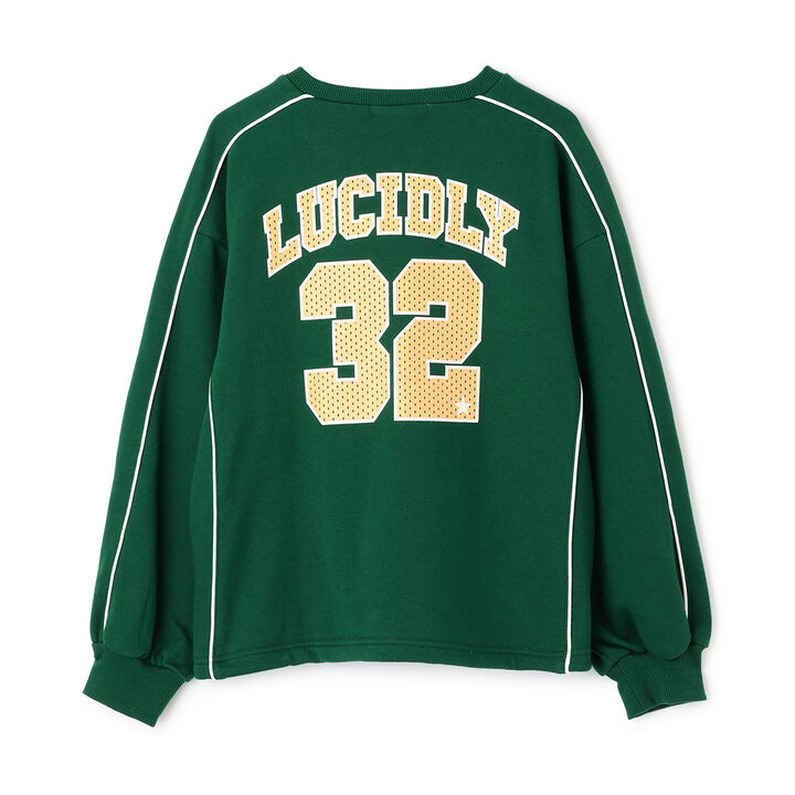 [7 Days] Game Sweatshirt,Moss green, medium image number 7
