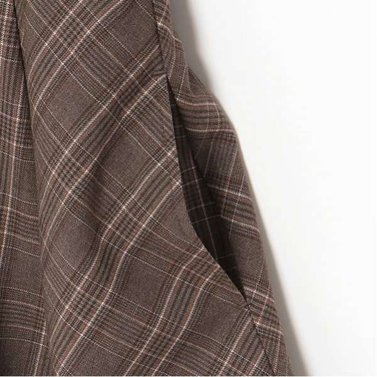 Twin Ribbon Jumper Skirt,Charcoal gray, large image number 14